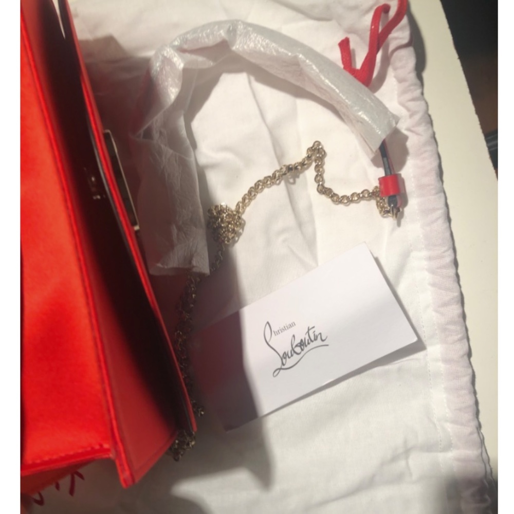 CHRISTIAN LOUBOUTIN Loubi54 Small satin crossbody clutch - Picture 10 of 16